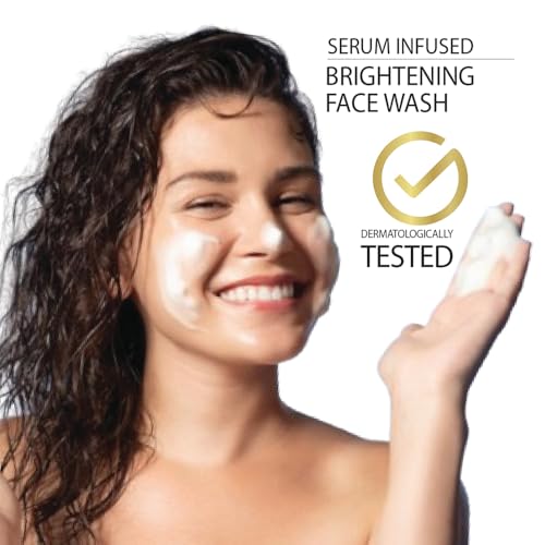 Image of Streax Skin Bright & Shine Face wash cleanser, 50 ml| 4% Vitamin C & Glycolic Serum Complex| Face wash for man & woman| Vitamin C face wash|SLES & Paraben Free| All skin types