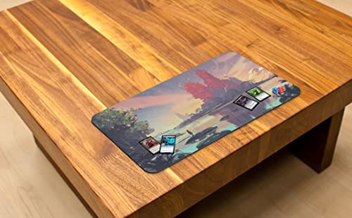 Spirited Away, Chihiro (Stitched) - Anime Fantasy Playmat - Compatible For Magic The Gathering Playmat - Play Mtg, Yugioh, Tcg - Original Play Mat Art Designs & Accessories #TOP2