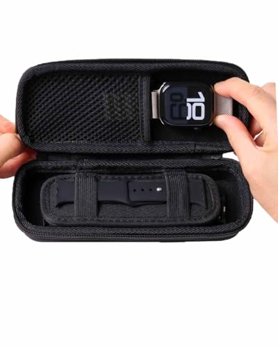 inDomit Portable Travel Case for Smartwatch Compatible with Apple Watch, Fitbit Blaze, Huawei – Watch Bands & Accessories Case - Image 4