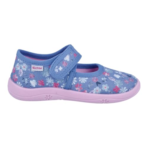 Richter Kinderschuhe Jungen Mädchen Mia Hausschuh, Infinity(Print Fleur,...