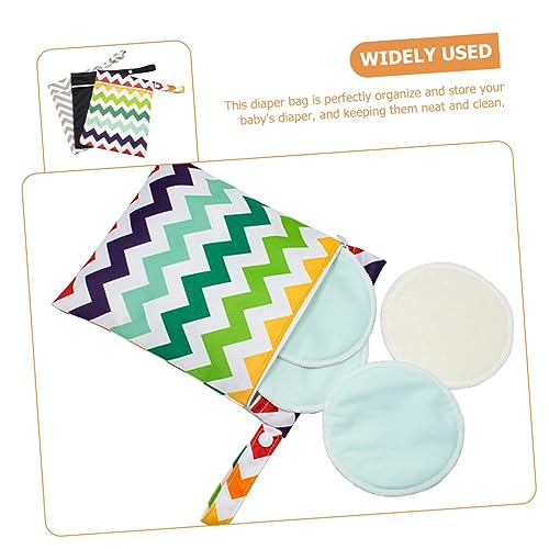 Set de 3 bolsas para pañales lavables con cierre resistente miniatura 3