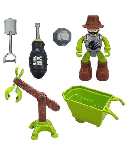 Image of Enterprise Unbreakable Pull Back Vehicles| Push and Go Crawling Toy for Kids & Children (Farm Vehicles-Green(C))