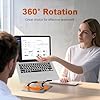 GRIFEMA Laptop Stand for Desk, Foldable Laptop Riser with 360° Swivel Base, Adjustable Height & Angle, Ventilated Computer Stand Compatible with MacBook Air/Pro, Dell, and 11-17" Laptops - Black #2