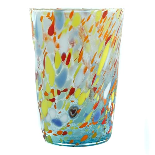 Verres en verre de Murano bleu clair pour une table originale - 3