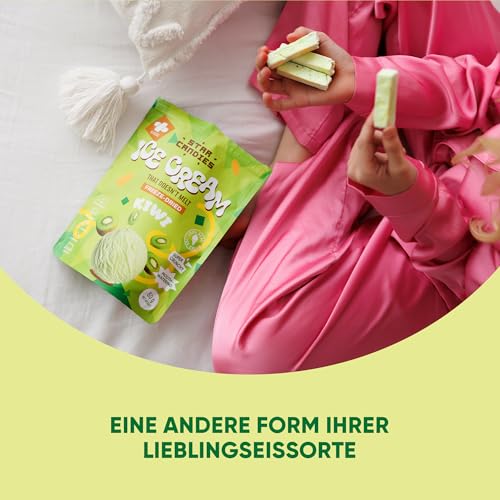 Star Candies Gefriergetrocknetes Kiwi-Eis | Gefriergetrocknete Süßigkeiten | Freeze Dried Candy | Weltraum- und Astronauten-Snack | Camping, Party Essen | Geburtstags- oder Party (150 g, 3er Pack)
