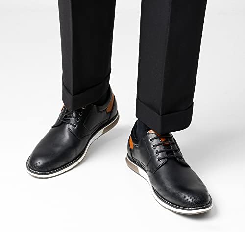 Bruno Marc Men's Dress Oxfords Casual Derby Sneakers,Black,11 — view 7
