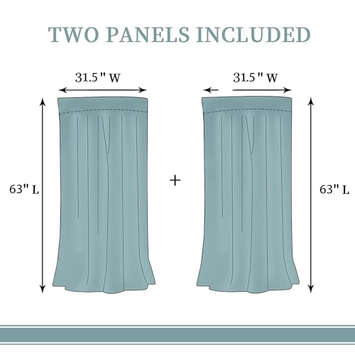 LHROOMJK Magic Book Blackout Curtains for Boys Girl Bedroom Decor,Psychedelic Castle Medieval Building Thermal Insulated Rod Pocket Drapes Darkening Window Curtain for Living Room Home 63x63 inch