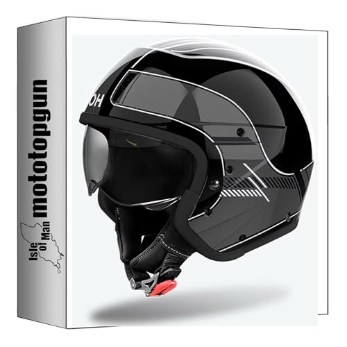 Casque jet Airoh j 110 élégance et finitions premium pour motard exigeant