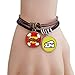 offbb Ornamentos Pulsera Brazalete Cuerda Sandwich