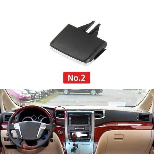 Lengüeta de salida de ventilación CA con ajuste suave para Alphard 2011-2014 2