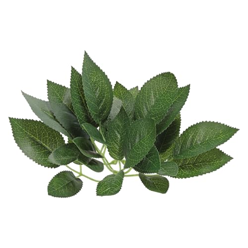 PATIKIL 4.72x10.24 Artificial Silk Rose Leaf