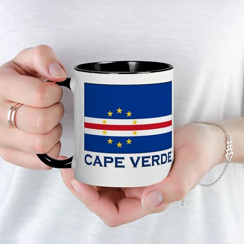 Taza de Cerámica 11 oz con Bandera de Cabo Verde miniatura 5