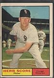 1961 Topps Herb Score White Sox Baseball Card #185