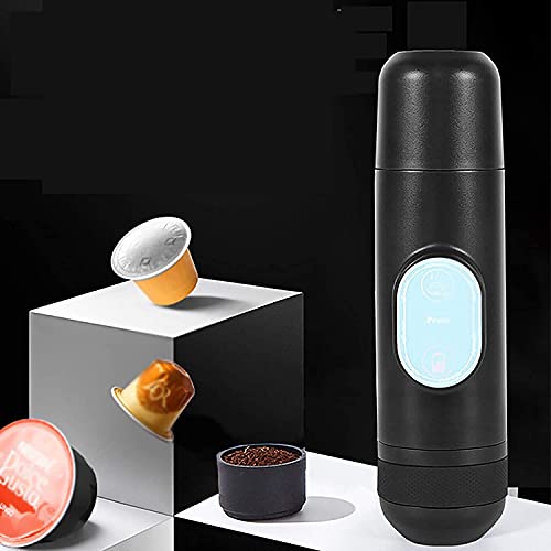 JSY Mini Máquina de Café Cafetera eléctrica, USB Máquina de café espresso portátil Máquina de café al aire libre Empuje… - Imagen 3