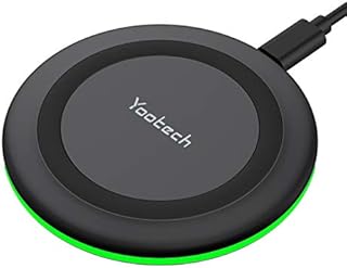 yootech Wireless Charger,10W Max Fast Wireless Phone Charging Pad Compatible with iPhone 14/14 Plus/14 Pro/14 Pro Max/13 Pro Max/13/13 Mini/SE 2022,Samsung Galaxy S22/S21,AirPods Pro(No AC Adapter)