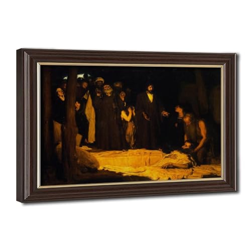 Toile The Resurrection of Lazarus Tanner poster religieux idée cadeau pour anniversaire