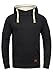 Produktbild Blend BHSales Herren Kapuzenpullover Hoodie Pullover mit Kapuze Kordelzug Kängurutasche Rippbündchen Label-Details Baumwollmischung Regular fit, Größe:XXL, Farbe:Black (70155)