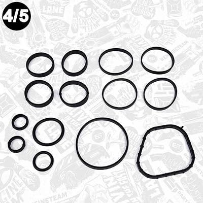 ET ENGINETEAM TS0052 Kit guarnizioni Testata con guarnizione tenuta stelo valvola con guarnizione testata con lamiera termoisolante