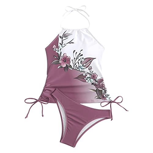 Genérico Traje De BañO BañAdores Mujer Negro en la Espalda Sexy y Nuevo para Mujer BañAdores SeñOra BañAdor Vilore (Red, XL)
