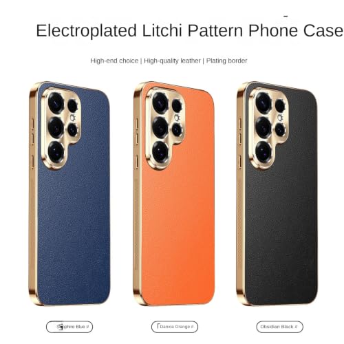Coque Cuir Samsung S25 Plus Anti Rayure pour Protéger l'Objectif