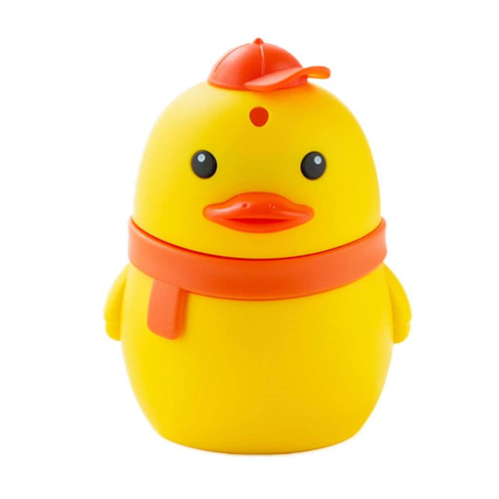 Wdwdw Yellow Toothpicks Dispenser Toothpick Box Fashion Holder Plastic Desktop Duckling Automatic Press Type Jar