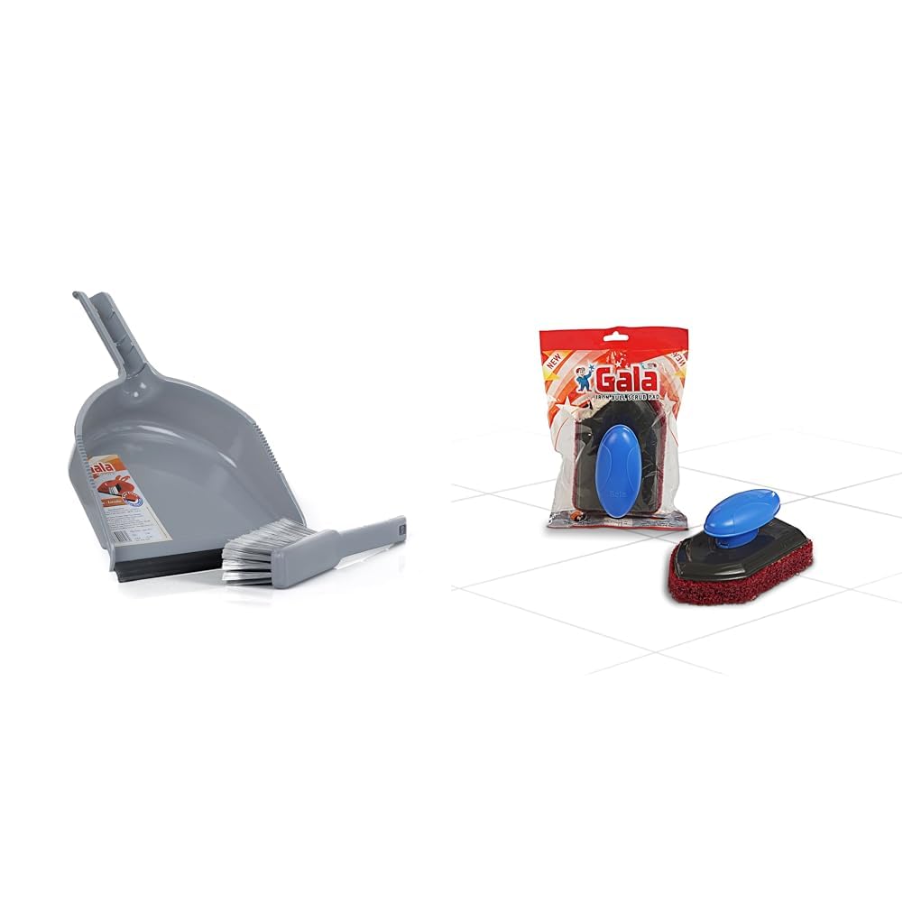 Gala Dustgo Set Brush Set with Dustpan (Assorted Colour) (132759) (B082V7T4BG) Amazon Price History, Amazon Price Tracker