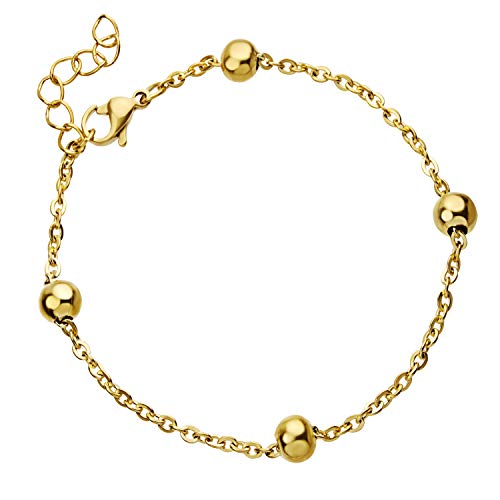 Bracelet en acier de 2 mm 555Jewelry pour sublimer vos tenues d'été