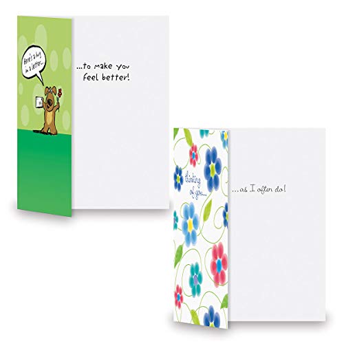 Current CC608111 Thinking Of You Greeting Cards Variety Value Pack I - Set Of 16 (8 Designs) Large 5 Inch X 7 Inch Cards, Sentiments Inside, Friendship Cards thumb #1