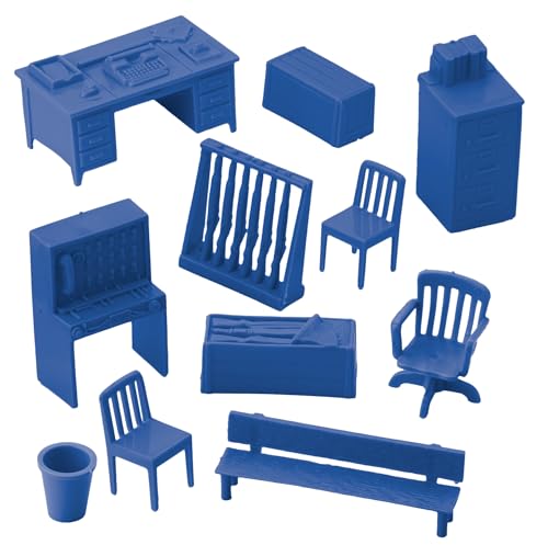 Accessoires de QG militaire Marx en plastique pour figurine de soldat et décor de diorama BMC