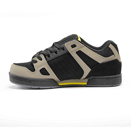 DVS mens Devious Mountain Biking Shoe, Black Brindle Yellow, 8 US