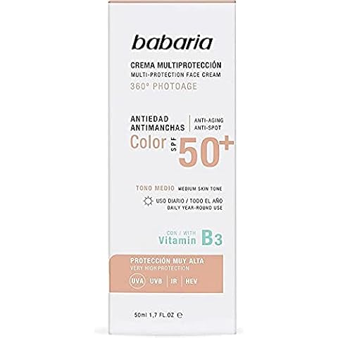 Babaria Crema Facial de Día con Color Cover