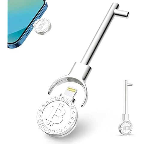 iDiskk Hardware Crypto Wallet, MFi Certified Cold-Wallet Crypto,Storage Crypto Wallet with BIP-39,Buy and Grow BTC, ETH, LTC and Other Digital Assets (iOS App Management no Need Bluetooth) Cover