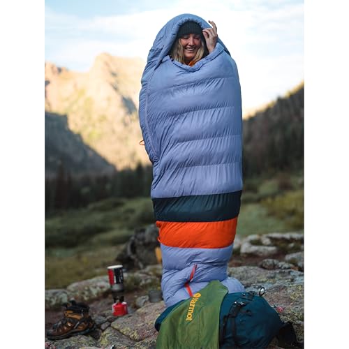 Bolsa de dormir MARMOT para mujer Teton 15°, con relleno de 650 Fill Down para camping y mochilero miniatura 5