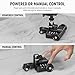 Neewer Upgraded Motorized Camera Dolly with App Control, Ultra Silent Motor, Compatible with GoPro Hero 13 12 iPhone 15 Pro Max Samsung S24 DSLR Camera, DL200（for Smooth Floors and Desktops Only）
