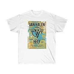 Van Halen Tour Pasadena 1977 Officiel T-Shirt Hommes Unisexe - Les Beatles, Paul McCartney, John Lennon, RIngo Starr, George Harrison