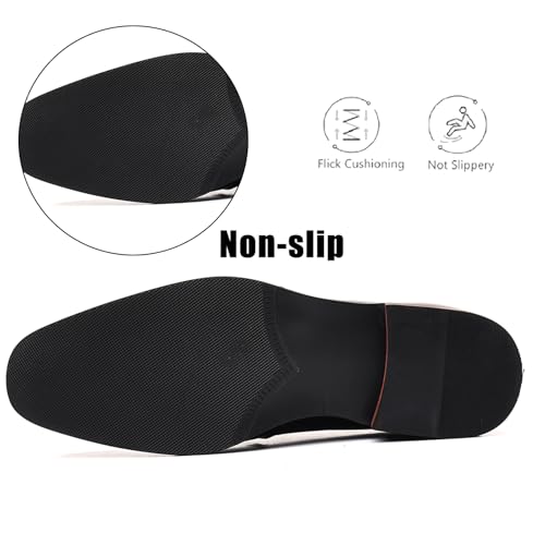 Men's Embossed Snakeskin Leather Tuxedo Oxfords Fashion Low Top Lace-Up Low Chunky Heel Dress Derby Shoes for Business Wedding Party3