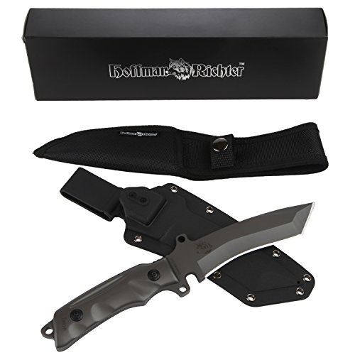 Hoffman Richter Talon Fixed Blade Tactical Knife with Bonus Belt Holder Sheaths