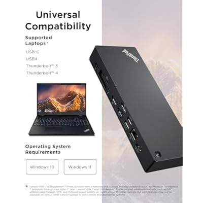 Lenovo ThinkPad Universal Thunderbolt 4 Dock, 4 Bermuda | Ubuy