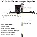 Power Mixer Pneumatic Agitator Clamp-On Drum Agitator Industrial-Grade Pneumatic Shaker Paint Stirring Tool，Electric Tank Mixer, 980W Commercial Barrel Drum Stirrer, Paint Mixer with Folding