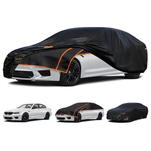 Kayme Hail Protector Car Cover Custom Fit for BMW 5-Series, Anti Hail Blanket with Multilayer Thickened Design, Hail Proof & All Weather Outdoor Water