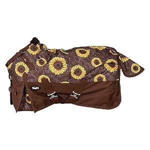 Tough 1 Sunflower 1200D Mini Horse Turnout Blanket with Snuggit Neck