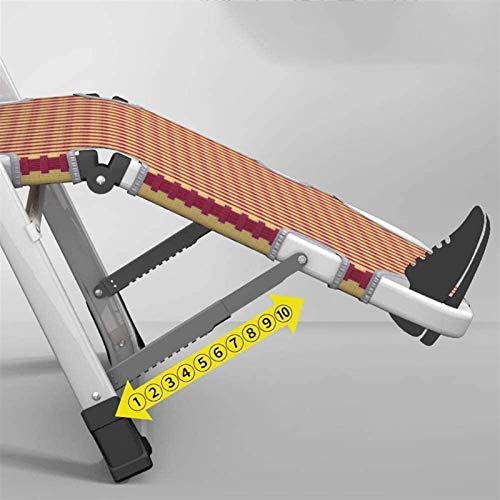 Chaise longue plage et lit de camp pliant multi-position pour jardin et terrasse - 7