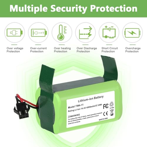 JYJZPB 14.4V 4000mAh Robot Vacuum Battery Replacement for Eufy by JYJZPB - Image 8