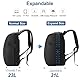 HOMIEE Rucksack Diebstahlsicher Anti Diebstahl Laptop Rucksack 15.6 Zoll mit USB Ladeanschluss Reiserucksack Erweiterbar Wasserdicht Business Taschen Rucksäcke für Herren Damen
