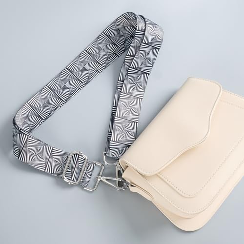 Image of chushui Silver Hardware Purse Strap,Replacement Crossbody Adjustable Shoulder Strap for Handbag Bag