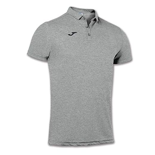 Joma Camiseta Polo, Unisex Adulto, Gris Melange Claro, L
