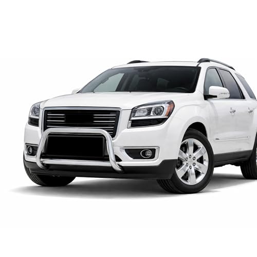Image of Black Horse A Bar No Skid Plate Stainless Steel Compatible with 2008-2017 Buick Enclave|2009-2014 Traverse|2007-2015 GMC Acadia|2008-2010 Saturn Outlook-BB009704SS