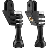 BENACES カメラねじ垂直ブラケットアダプター 2個パック 90度方向変換 エルボブラケットコネクター GoPro Heroシリーズ用 Insta360 SJCAM DJI Xiaomi Yi Gitupに対応