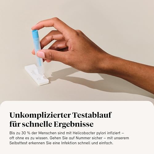 TRIGNOSTICS Helicobacter pylori Selbsttest | 2 Stuhltests für zuhause ohne Labor | Schnelltest zur Magen-/Darmgesundheit bei Beschwerden wie Gastritis | zuverlässig und präziser Nachweis von H. pylori