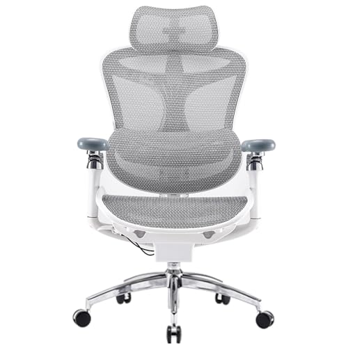 Image of SIHOO Doro C300 Pro Ergonomic Office Chair with Ultra-Soft 6D Armrests, Dynamic Lumbar Support, Seat Depth Adjustment, Adjustable Backrest, Big and Tall Desk Chair for Home Office (Grey)